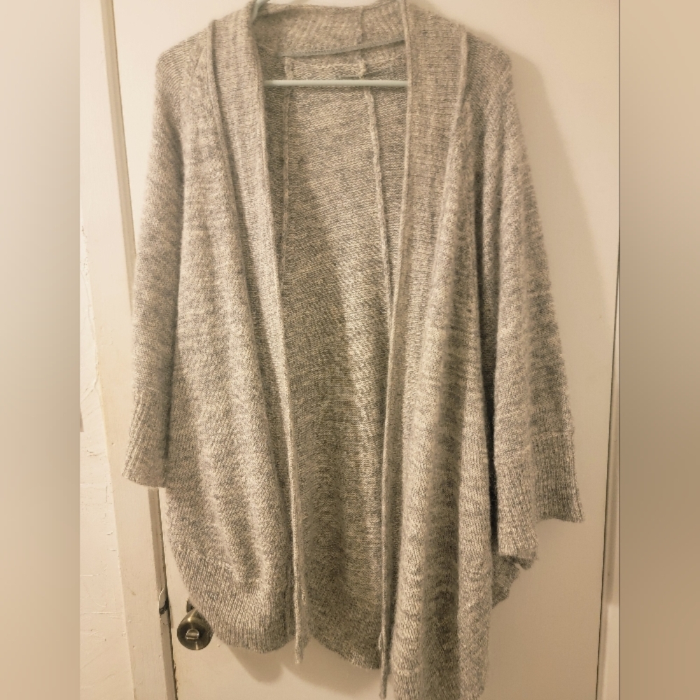 Anthropologie Knitted And Knotted Oversize Cozy Gray Women's Sweater